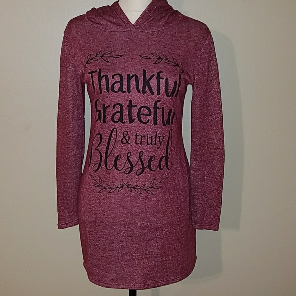 🍬OFFERS🍬 Thankful Grateful & truly blessed Dress